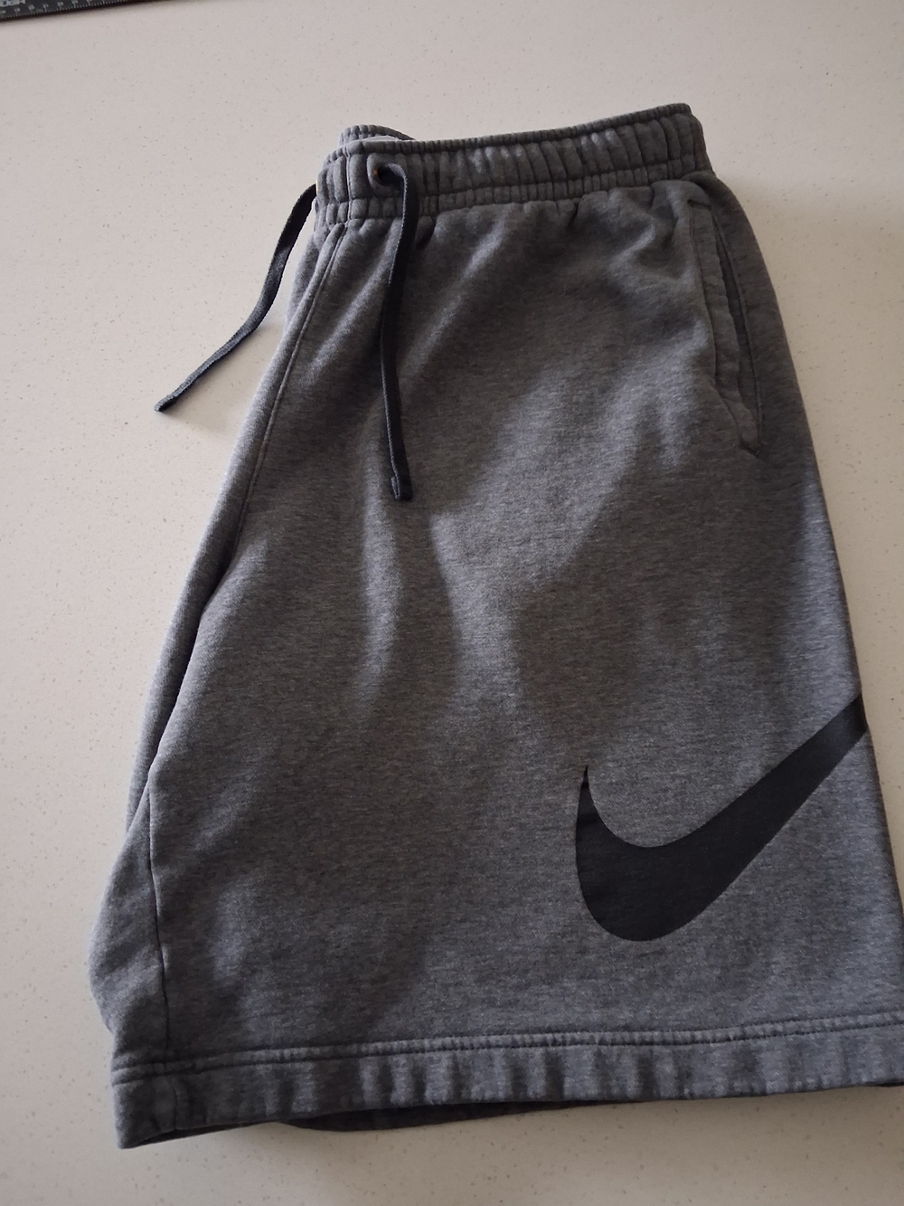 Nike Kids' Grey Dri-FIT Athletic Shorts